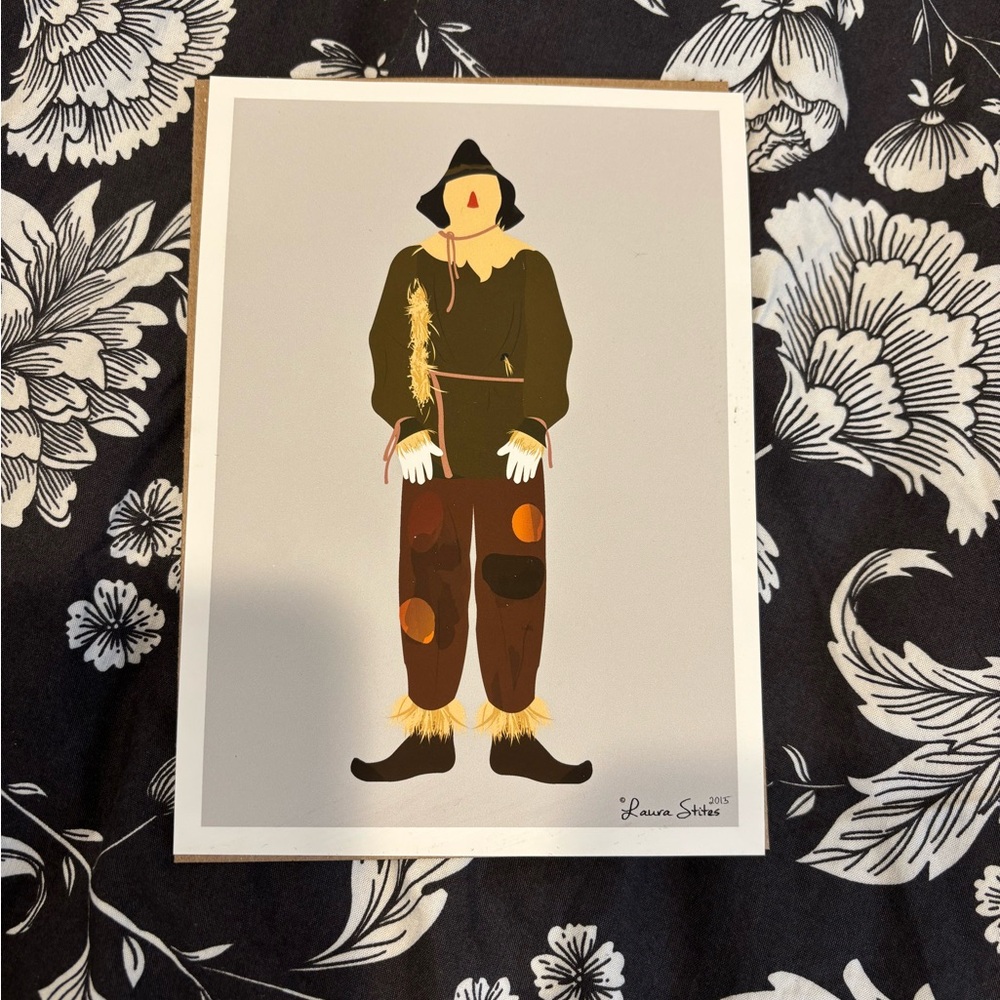 Wizard of Oz Scarecrow 4 x 6 Print